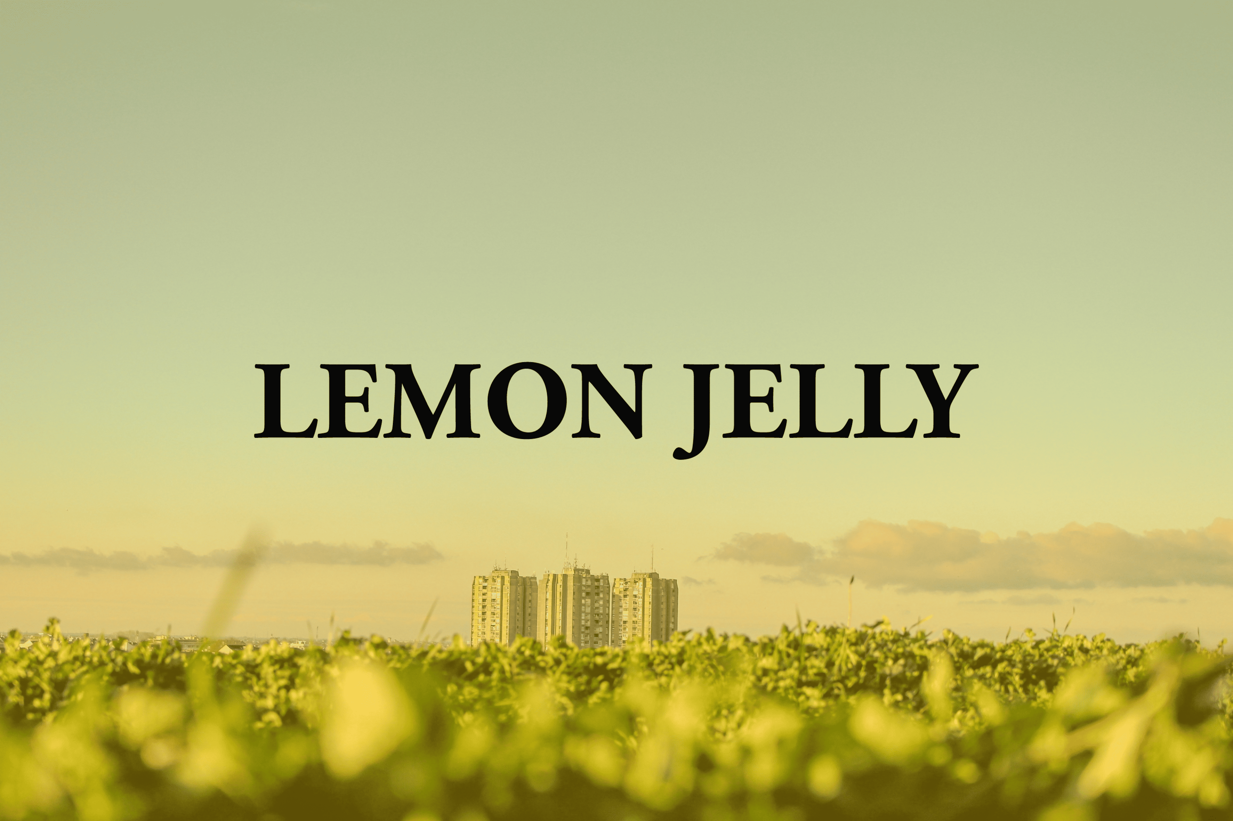 Lemon jelly sustentabilidade